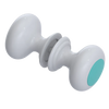 Rubinet Shower Door Knob (set) White
