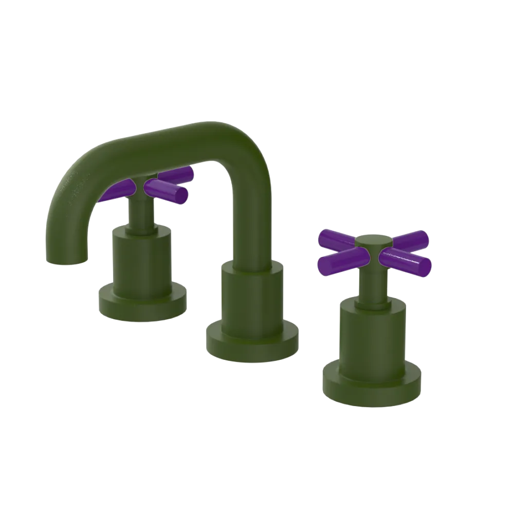 Rubinet Widespread Lav. Set. (less drain) Green Envy