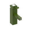 Rubinet Single Control Bidet Fitting (less drain) Green Envy