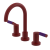 Rubinet Widespread Lav. Set. (less drain) Maroon