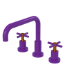 Rubinet Widespread Kitchen Set Purple Haze