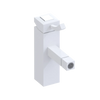 Rubinet Single Control Bidet Fitting (less drain) Matt White