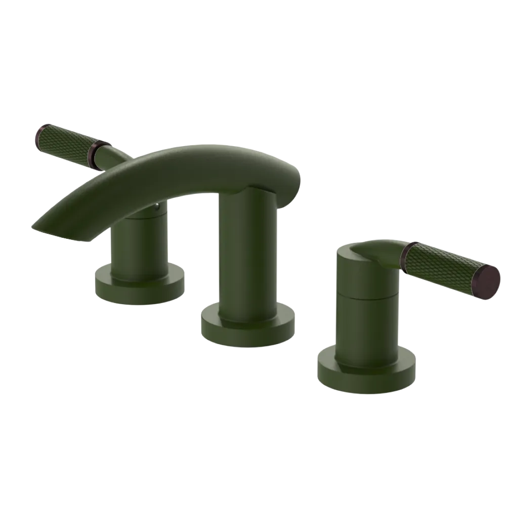 Rubinet Widespread Lav. Set. (less drain) Green Envy