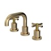 Rubinet Widespread Lav. Set. (less drain) Gold