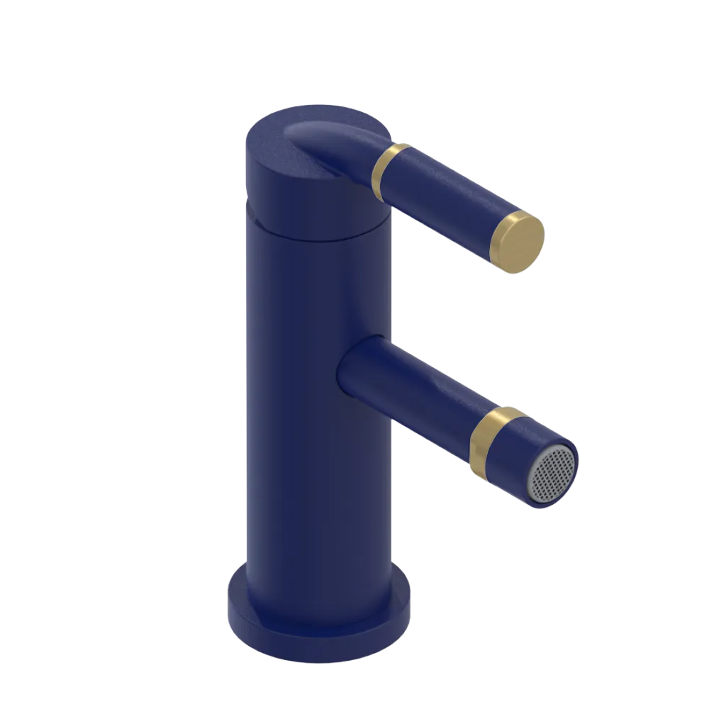 Rubinet Single Control Bidet Fitting (less drain) Midnight Blue