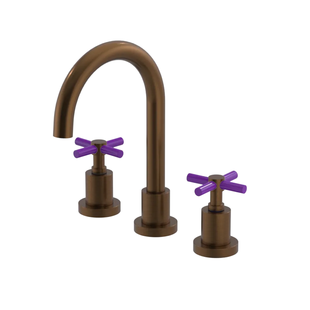 Rubinet Widespread Lav. Set. (less drain) Tuscan Brass
