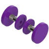 Rubinet Shower Door Knob (set) Purple Haze