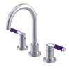 Rubinet Widespread Lav. Set. (less drain) Satin Chrome