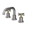 Rubinet Widespread Lav. Set. (less drain) Polished Nickel