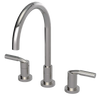 Rubinet Widespread Kitchen Set Polished Nickel
