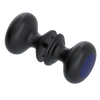 Rubinet Shower Door Knob (set) Matt Black