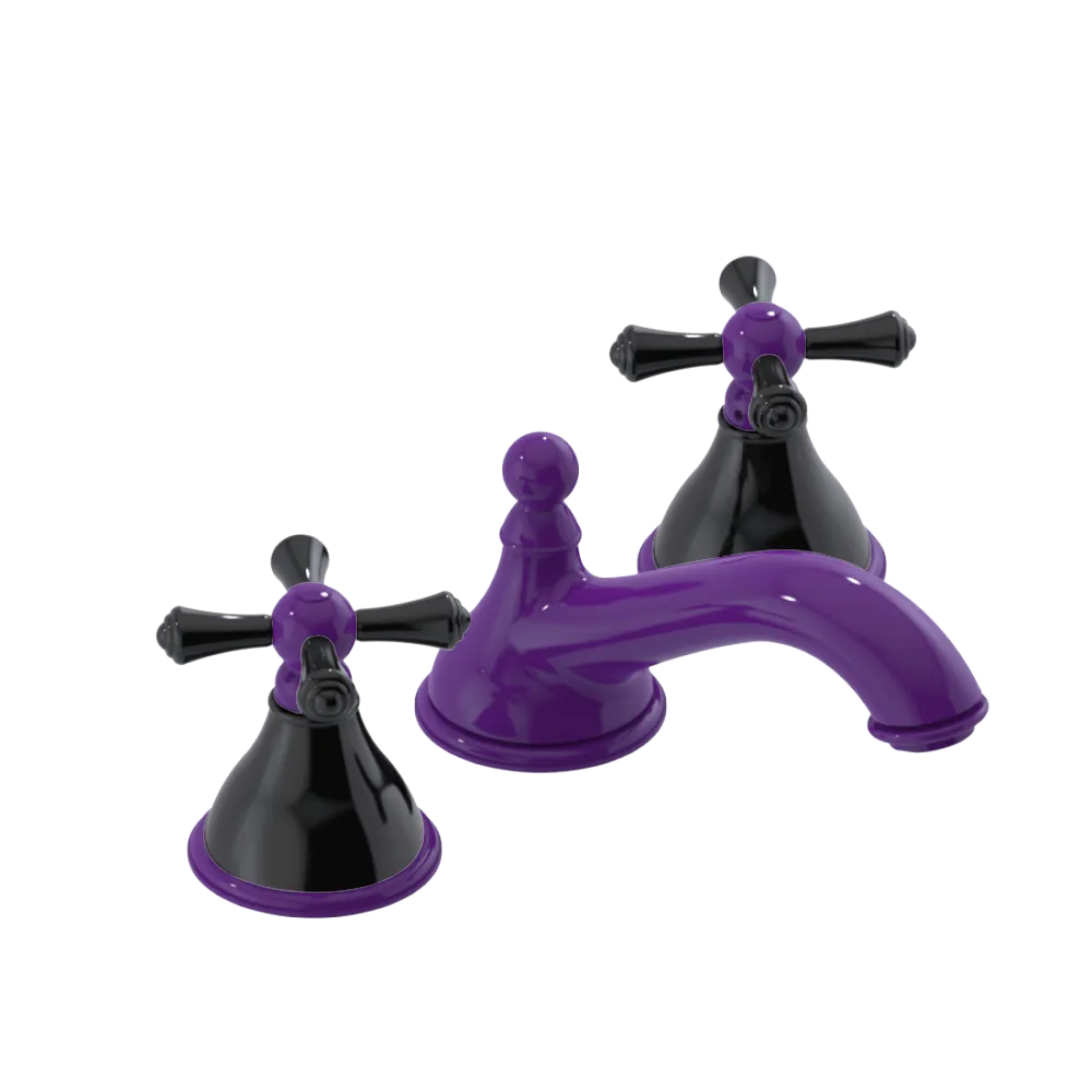 Rubinet Widespread Lav. Set. (less drain) Purple Haze