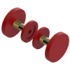 Rubinet Shower Door Knob (set) Maroon