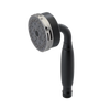 Rubinet 3 Function Hand Held Shower Only Matt Black