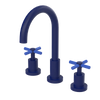 Rubinet Widespread Kitchen Set with LaSalle Spout Midnight Blue