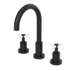 Rubinet Widespread Kitchen Set with LaSalle Spout Matt Black