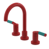 Rubinet Widespread Lav. Set. (less drain) Red