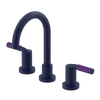 Rubinet Widespread Lav set (less drain) Midnight Blue