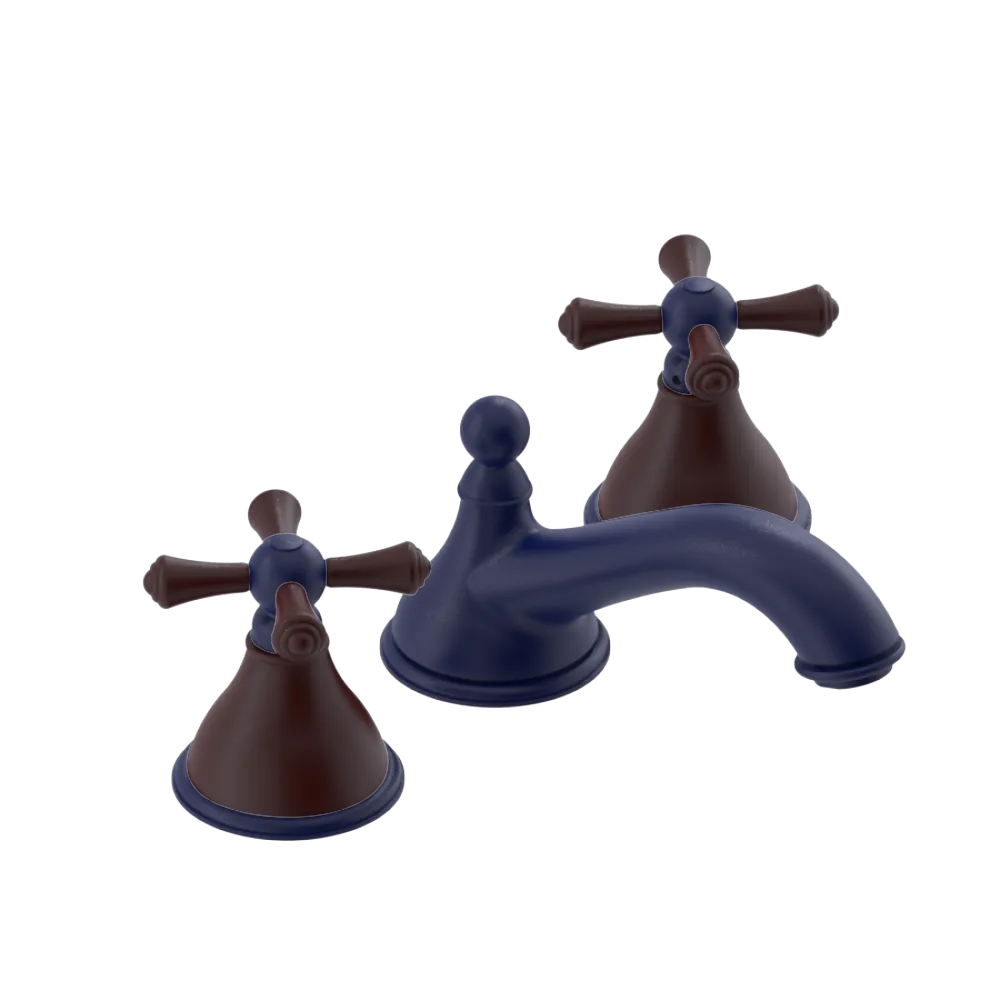 Rubinet Widespread Lav. Set. (less drain) Midnight Blue