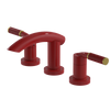 Rubinet Widespread Lav. Set. (less drain) Red