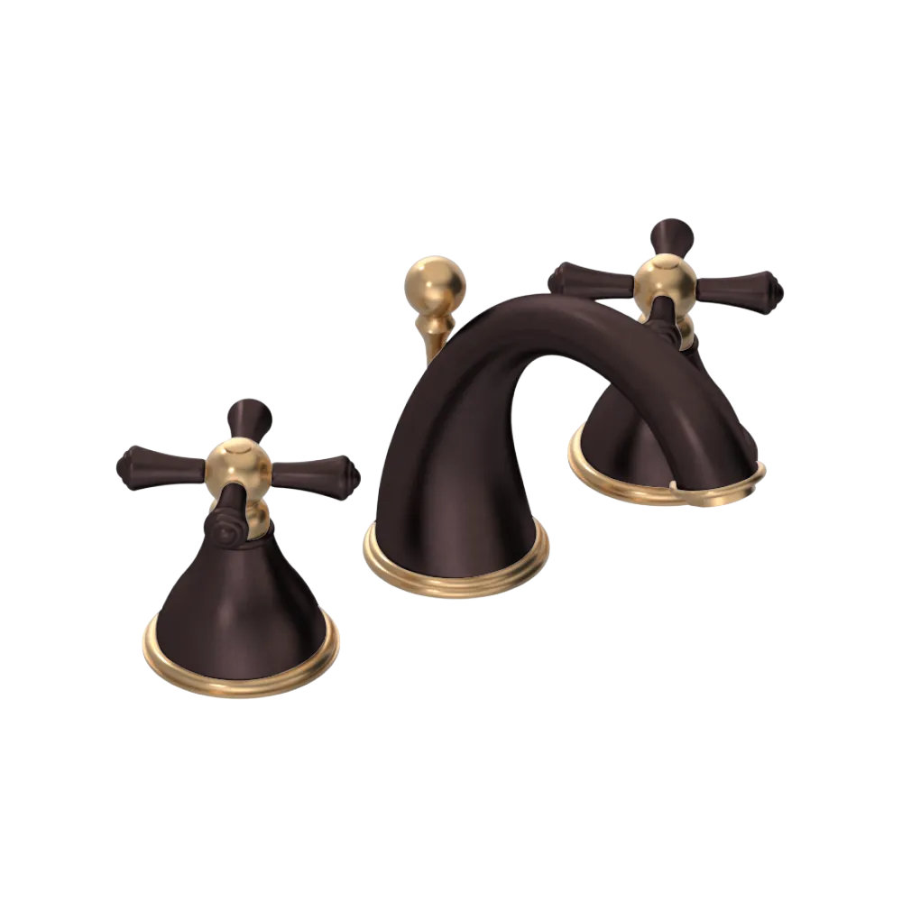 Rubinet Widespread Lav. Set. (less drain) Oil Rubbed Bronze