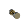Rubinet Shower Door Knob (set) Natural Brass