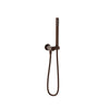 Baril 1-spray anti-limestone hand shower on wall-mounted supply elbow