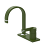 Rubinet 4" Centre Single Control Lav. Set (less drain) Green Envy