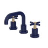 Rubinet Widespread Lav. Set. (less drain) Midnight Blue