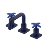 Rubinet Widespread Lav. Set. with Genesis spout (less drain) Midnight Blue