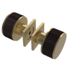 Rubinet Shower Door Knob (set) Satin Brass