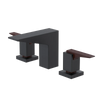 Rubinet Widespread Lav. Set. (less drain) Matt Black