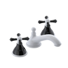 Rubinet Widespread Lav. Set. (less drain) White