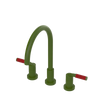 Rubinet Widespread Kitchen Set Green Envy