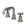 Rubinet Widespread Lav. Set. (less drain) Satin Nickel