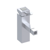 Rubinet Single Control Bidet Fitting (less drain) Satin Chrome