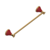 Rubinet Towel Bar 18" Satin Gold