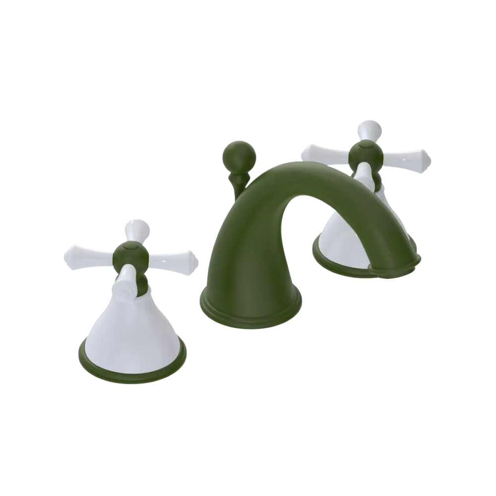 Rubinet Widespread Lav. Set. (less drain) Green Envy