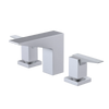 Rubinet Widespread Lav. Set. (less drain) Satin Chrome