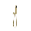 Baril 1-spray anti-limestone hand shower on wall-mounted supply elbow