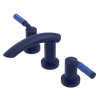 Rubinet Widespread Lav. Set. (less drain) Midnight Blue