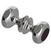 Rubinet Shower Door Knob (set) Polished Nickel