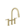 Baril Bridge kitchen faucet with 2-function pull-down spray