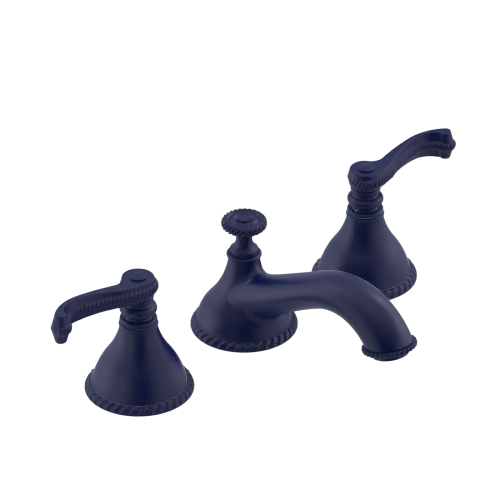 Rubinet Widespread Lav. Set. (less drain) Midnight Blue