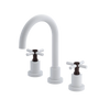 Rubinet Widespread Lav. Set. (less drain) Matt White