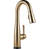 Essa Single Handle Pull-down Bar/prep Faucet With TOUCH2O - Champagne Bronze