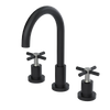 Rubinet Widespread Kitchen Set with LaSalle Spout Matt Black