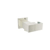 Baril Wall-mounted hand shower holder and supply elbow
