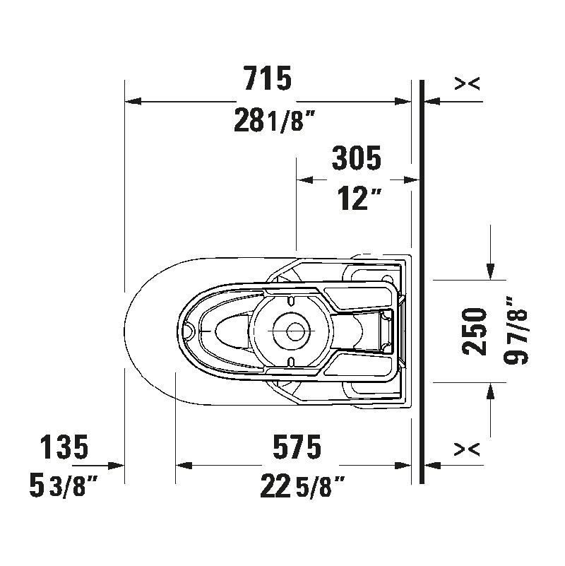 Duravit No.1 Dual Flush One-Piece Toilet With Seat #D40602 - Golzar Home