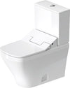 Duravit DuraStyle Elongated SensoWash® Two Piece Toilet White with HygieneGlaze